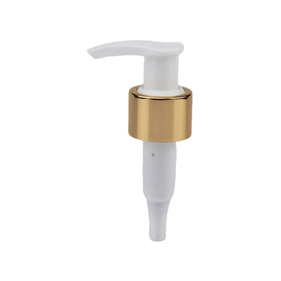 Aluminum Circle Plastic Lotion Dispenser Pump 24/410 28/410 Support Customization