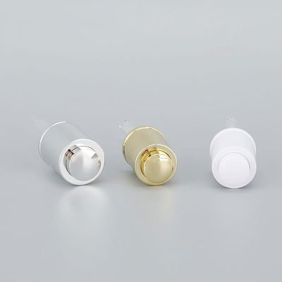 Clear Glass Dropper Bottle with Gold Cap