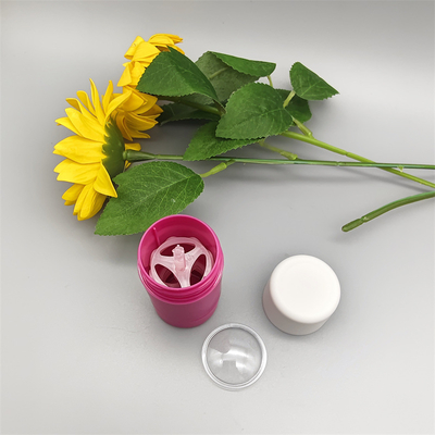 Round Circular Shape 15g 30g 50g 75g PP Deodorant Stick Container Used for Cosmetics