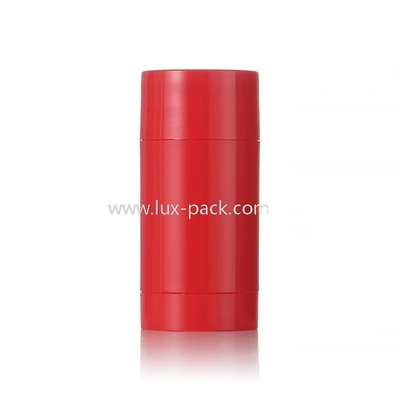 Colorful Cylinder Shape 15g 30g 50g 75g 100g Plastic Deodorant Balm Stick Accept Customization