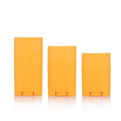 Rotating Use 35g 50g 75g PP Plastic Body Fragrance Deodorant Balm Stick
