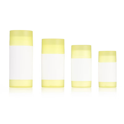 Round Shape 35g 50g 75g PP Double Shell Body Fragrance Deodorant Balm Stick Container