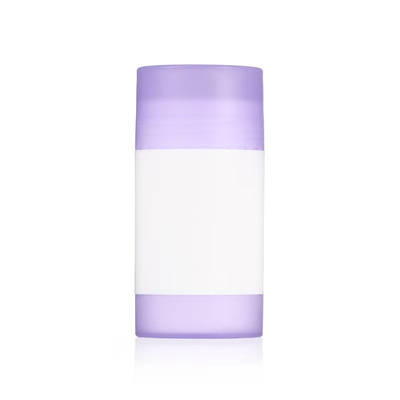 Round Shape 35g 50g 75g PP Double Shell Body Fragrance Deodorant Balm Stick Container