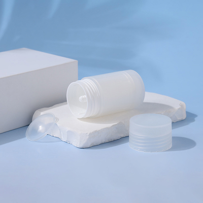 Round Shape 35g 50g 75g PP Double Shell Body Fragrance Deodorant Balm Stick Container