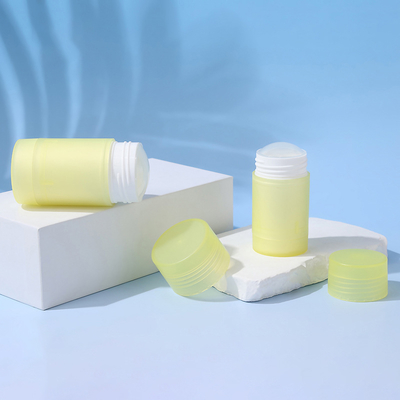 New Design 35g 50g 75g PP Double Shell Body Fragrance Deodorant Balm Container For Personal Care