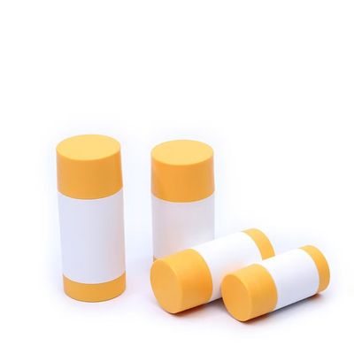 Rotating Design 30g 50g 75g 100g PP Plastic Body Fragrance Container Deodorant Stick