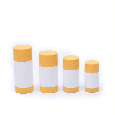 Rotating Design 30g 50g 75g 100g PP Plastic Body Fragrance Container Deodorant Stick