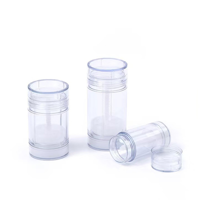 Rotating Design 15g 30g 50g 75g 100g AS Plastic Fragrance Container Deodorant Stick