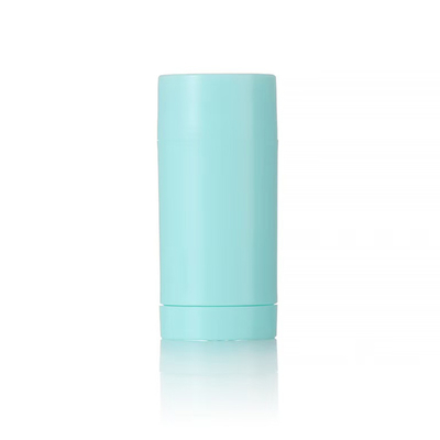 Cylindrical 15g 30g 50g 75g 100g AS Plastic Body Fragrance Container Empty Deodorant Balm