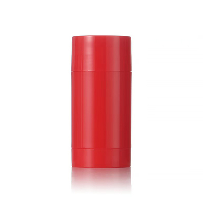 Cylindrical 15g 30g 50g 75g 100g AS Plastic Body Fragrance Container Empty Deodorant Balm