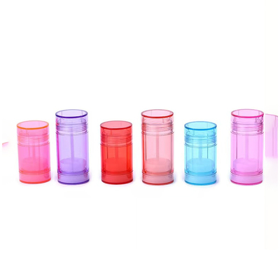 Custom Color OEM 15g 30g 50g 75g 100g AS Plastic Body Fragrance Container Empty Deodorant Balm