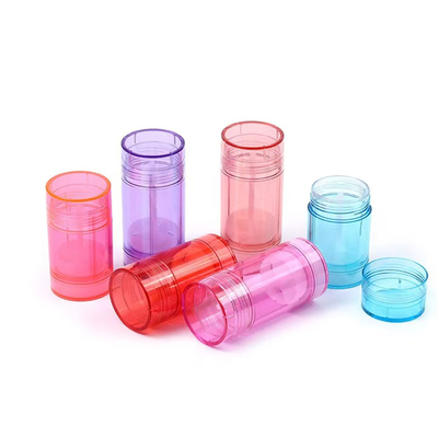 Custom Color OEM 15g 30g 50g 75g 100g AS Plastic Body Fragrance Container Empty Deodorant Balm