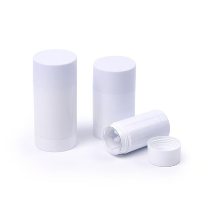 Color Acceptable 15g 30g 50g 75g 100g AS Plastic Body Fragrance Container Empty Deodorant Balm