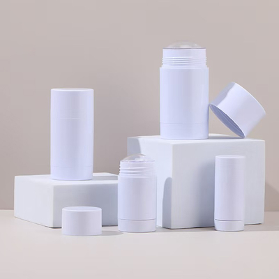 New Apperance 15g 30g 50g 75g 100g AS Plastic Round Shape Body Perfume Empty Deodorant Stick