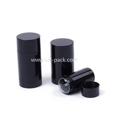 Stick Top Filling Personal Care Empty All Plastic Oval Shape Deodorant Bottle