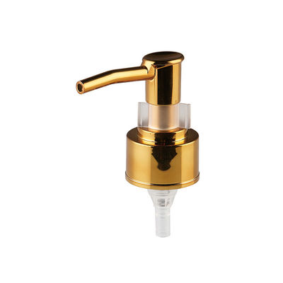 24mm Collar Liquid Pump Hiny Gold and Silver Anodized Aluminum Lotion Pump