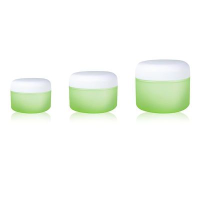 50g 100g 200g Customize Color Matt Shell Round Shape PP Plastic Cream Jar For Skin Care