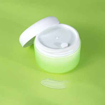 50g 100g 200g Customize Color Matt Shell Round Shape PP Plastic Cream Jar For Skin Care