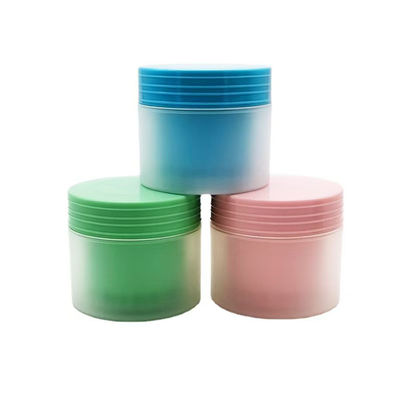 Matt Surface Eco Friendly 80g Various Color Empty Round Shape PP Plastic Cream Jar