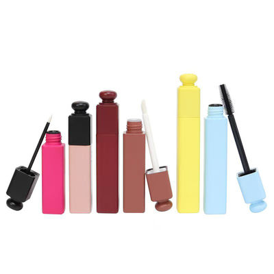 Customized Empty Plastic Mascara Tube Cosmetic Packaging Container with Mascara Brush Head