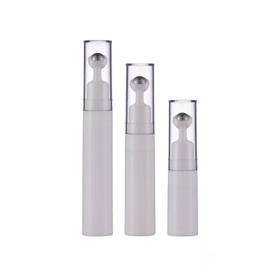 15ml 30ml airless bottle eye cream cosmetic packaging with roll up bottle