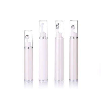 15ml 30ml airless bottle eye cream cosmetic packaging with roll up bottle