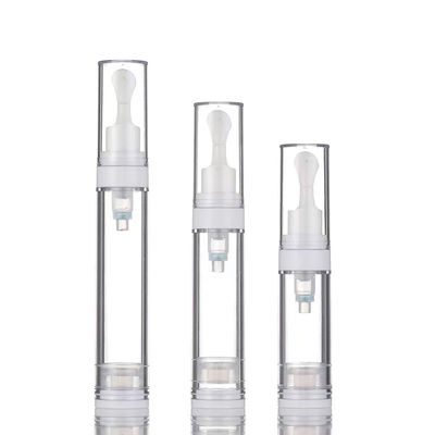 15ml 30ml airless bottle eye cream cosmetic packaging with roll up bottle
