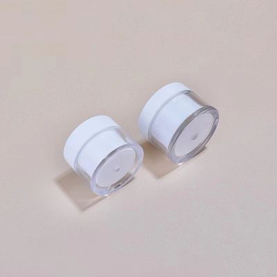 Customize Color 15g 30g 50g AS Plastic Cream Jar For Personal Care