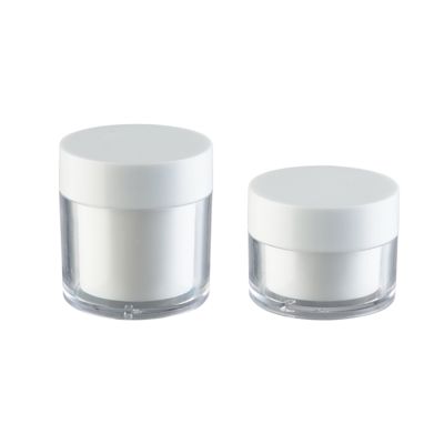 Customize Color Eco Friendly 15g 30g 50g Smooth Surface AS Plastic Cream Jar