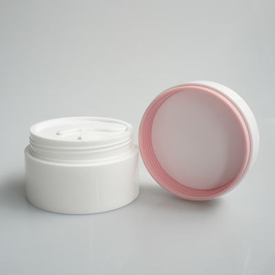 Custom Color 120g 200g Matt Surface Double Layer Cream Jar For Personal Care