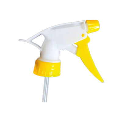 Blue and White Plastic Handheld Trigger Sprayer Nozzle with Adjustable Spray Head