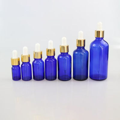 Blue Color 5ml 10ml 15ml 20ml 30ml Glass Essential Oil Bottle Used for Personal Care Package