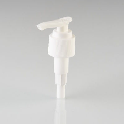 White Color 24mm 28mm 2cc Dosage Ribbed Closure Soap Dispenser Plastic Screw Lotion Pump