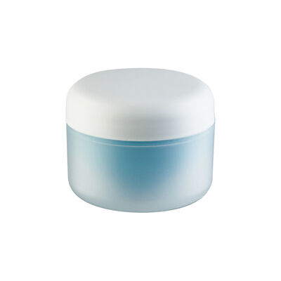 50g 100g 200g PP Material Double-Layer Matte Face Cream Jar For Face Creams And Hair Masks