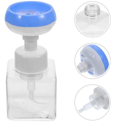 250ML and 300ML Foaming Hand Sanitizer Bottle Flower Stamp Soap Dispenser Flower Soap Pump Suitable for Children