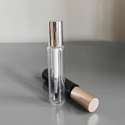 11ml 14ml Concealer Lip Gloss White Plastic Empty Tube with Fine Brush for Blush Highlighter Foundation