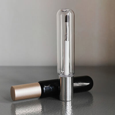 11ml 14ml Concealer Lip Gloss White Plastic Empty Tube with Fine Brush for Blush Highlighter Foundation