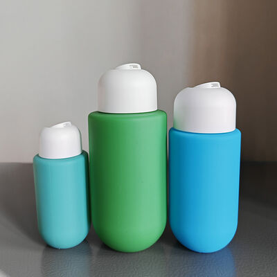 300ml 350ml 400ml Plastic Bottle With Flip Cover Top Cap for Shower Gel Shampoo Conditioner Bottle with Disc Cap