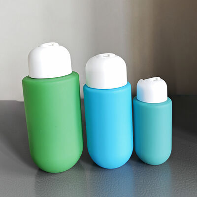 300ml 350ml 400ml Plastic Bottle With Flip Cover Top Cap for Shower Gel Shampoo Conditioner Bottle with Disc Cap