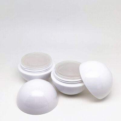 Spherical Shape Plastic Cream Jar with 5g 25g 50g 80g Accept Different Artworks Printing Used for Skincare Package