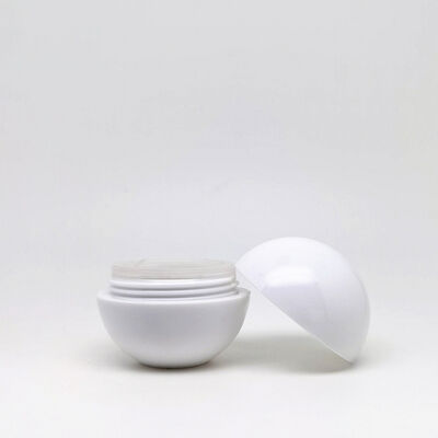 Spherical Shape Plastic Cream Jar with 5g 25g 50g 80g Accept Different Artworks Printing Used for Skincare Package