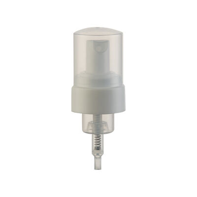 28mm 30mm 32mm Cosmetic Plastic Foam Soap Dispenser Pump With Cap for Skincare Facial Cleanser Bottles