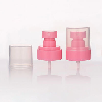 24mm Half Cover Plastic Pump Sprayer White Mist with Transparent Cap Big Cap for Liquid Application