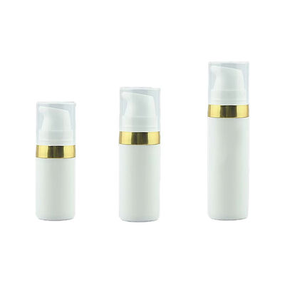5ml 10ml 15ml Thermoplastic Mini Airless Pump Bottles for Dispensing Sunscreen Skincare Essence Facial Cleanser