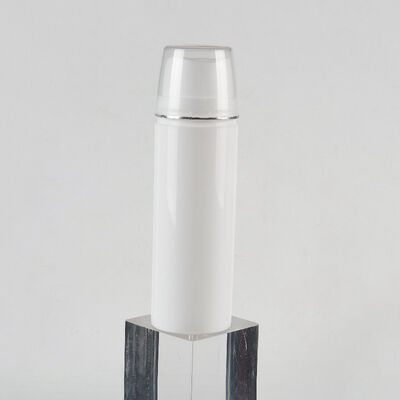 Special Crimp Pump Head Design PP Airless Dispenser Bottle with 30ml 50ml 75ml 100ml 150ml Multiple Capacity Options and Over Cap Colors Silk Printing and Matte Spray Accept