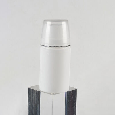 Special Crimp Pump Head Design PP Airless Dispenser Bottle with 30ml 50ml 75ml 100ml 150ml Multiple Capacity Options and Over Cap Colors Silk Printing and Matte Spray Accept