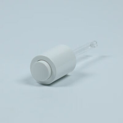 18mm 20mm 24mm Plastic Press Dropper with Customized Glass Tube for Essential Oil Bottle