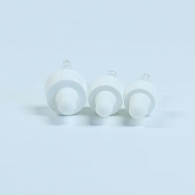 Skincare Application Silicone Essential Oil Dropper Cap with Glass Tube 18mm 20mm