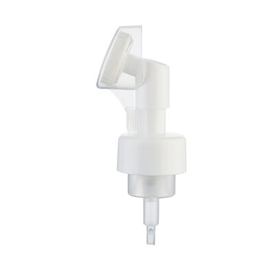 42mm 43mm Spring Inside Face Cleaning Tool Foam Pump with Silicone Brush Head