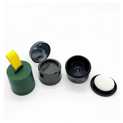 Wholesales 4G Plastic Cylinder Powder Cases with Puff &Mirror Packaging for Blush & Hairline